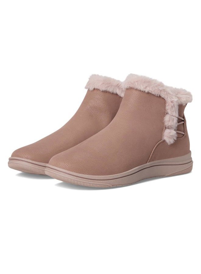 clarks Women's Breeze Fur Ankle Boot, Mauve Combi, 38.5 EU - Image 1