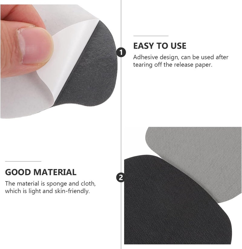 cheekyglo 24 pcs Cushion to Chafing Cushions and Inserts The Man Shoes Foot Loose Stick Heel Prevents Protector Callus Sole Pad Soft Self- Insert Women Grips Slip Hole Footwear Comfort - Image 2