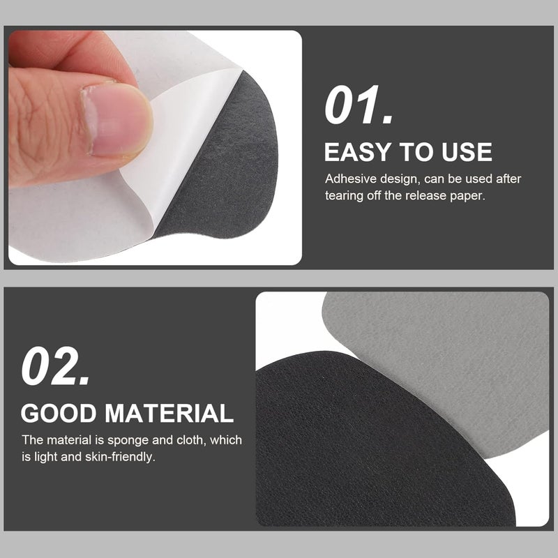 cheekyglo 24 pcs Cushion to Chafing Cushions and Inserts The Man Shoes Foot Loose Stick Heel Prevents Protector Callus Sole Pad Soft Self- Insert Women Grips Slip Hole Footwear Comfort - Image 5