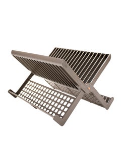 Codil Folding Dish Drainer Plate Drying Rack With Cutlery Holder  - Image 2