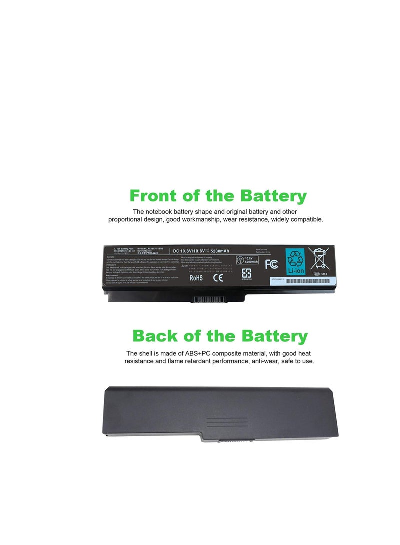 Terabyte بطارية بديلة توشيبا Pa3817U-1Brs سوداء - Image 3