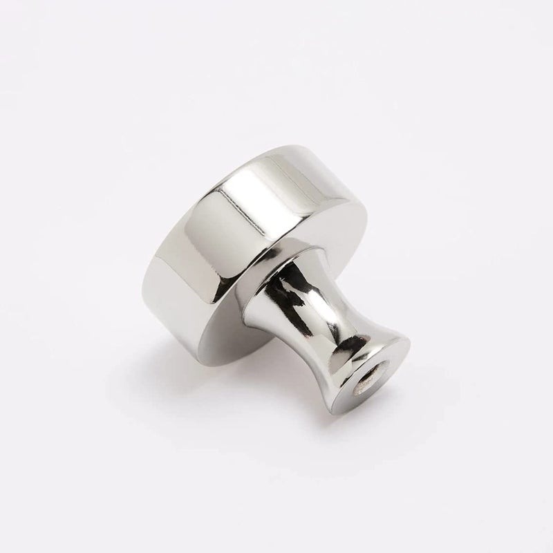 HOBKNOBS Solid Brass 32mm Knob for Cabinet (Nickel Plated) - Image 2