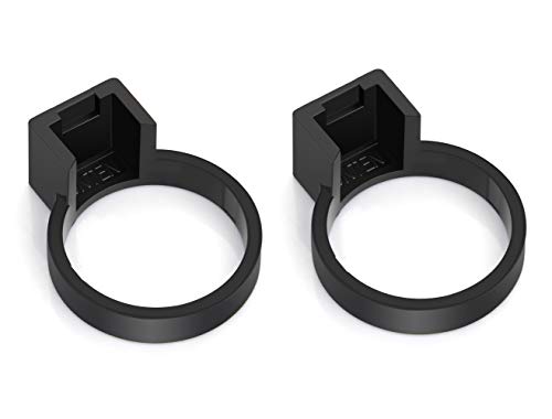 onten Tesla Model 3Y Charger Lock for J1772 Adapter Works with Non Flange Adapter Not Work with Model SX Black2PACK - Image 1