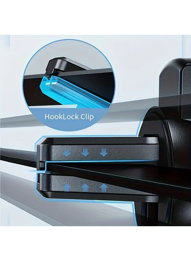 Black Car Phone Holder Air Vent Mount Stand Adjustable Auto Lock Bracket - Image 5