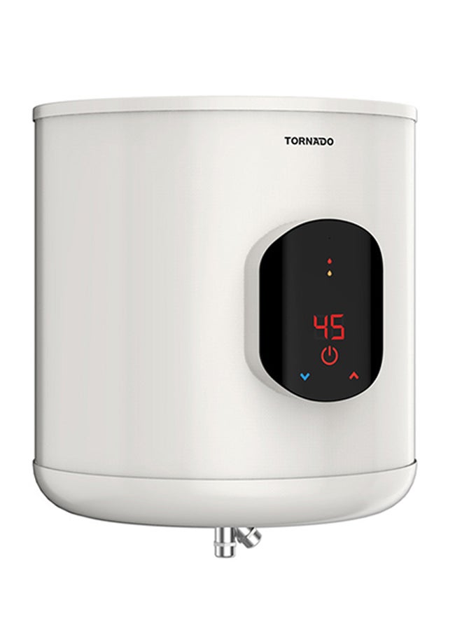 TORNADO Electric Water Heater Digital, 35 Liter - EWH-S35CSE-F Off-White - Image 1
