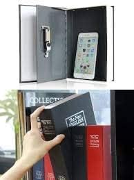 7 Seas 7Seas Home Hidden Box Secret Book Safe Vault Box with Number Lock Metal Hidden Secret Book Safe Security Dictionary Jewelry Locker Vault Box1pcs  - Image 2