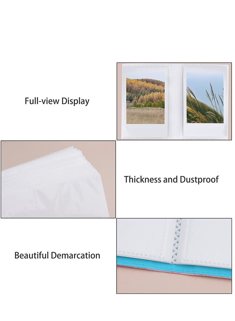 Rainbow PU Leather Photo Album for Fujifilm Instax Mini 11/9/8/90/70/40 Holds 128 Photos - Image 4