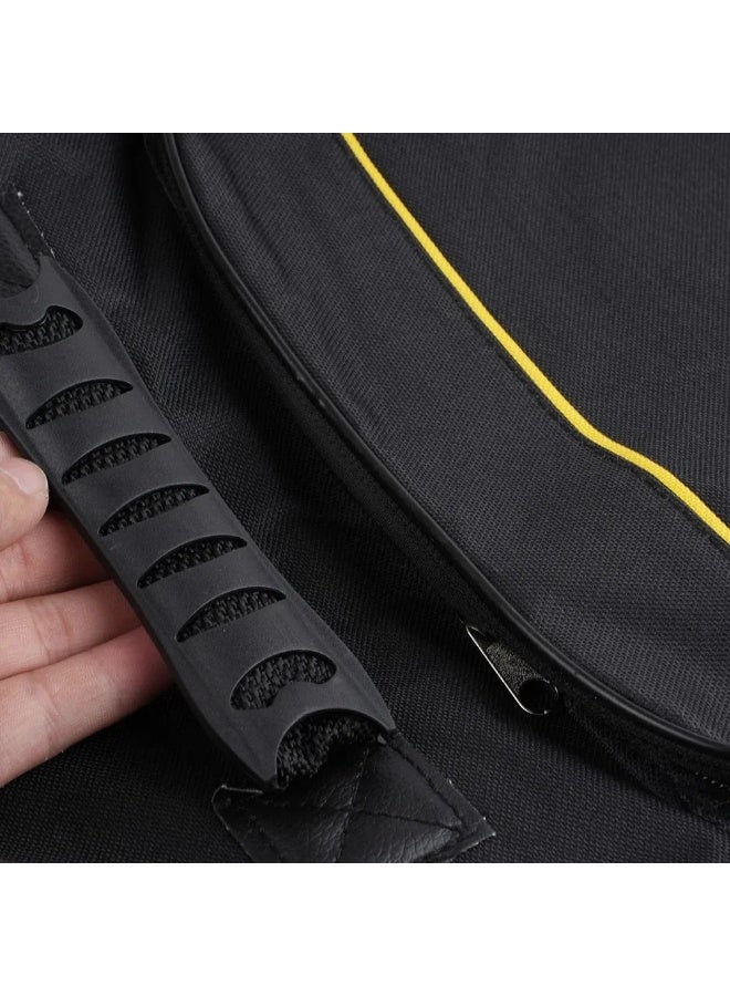 41 Inch Acoustic Guitar Bag Waterproof Rip-stop Oxford Double Straps Padded Black Guitar Case Backpack Musical Instrum - Image 4
