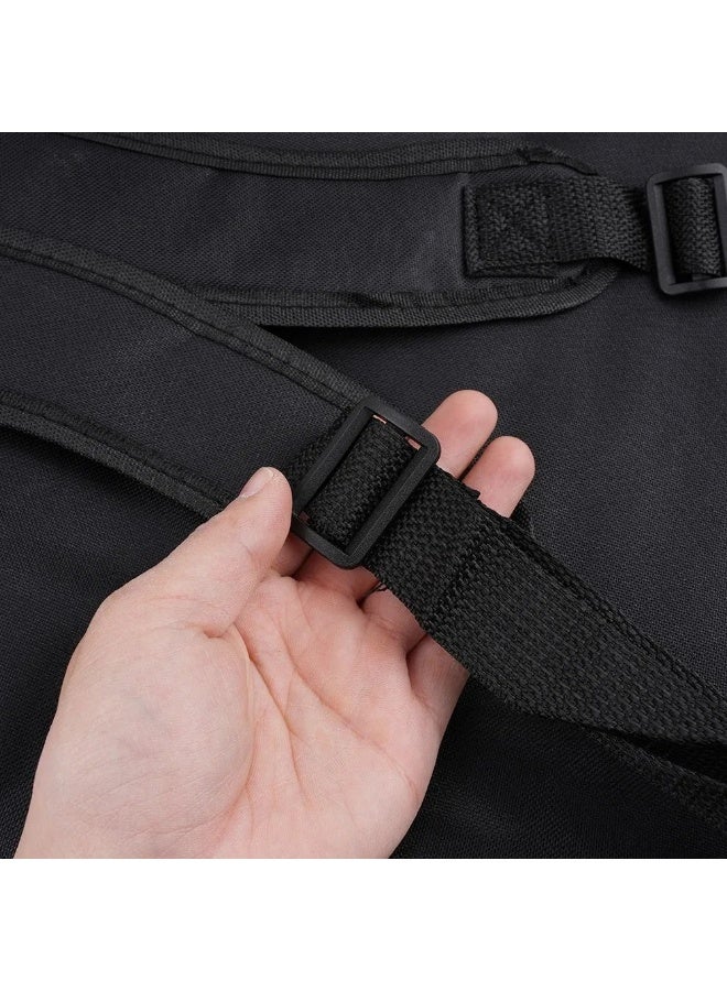 41 Inch Acoustic Guitar Bag Waterproof Rip-stop Oxford Double Straps Padded Black Guitar Case Backpack Musical Instrum - Image 3