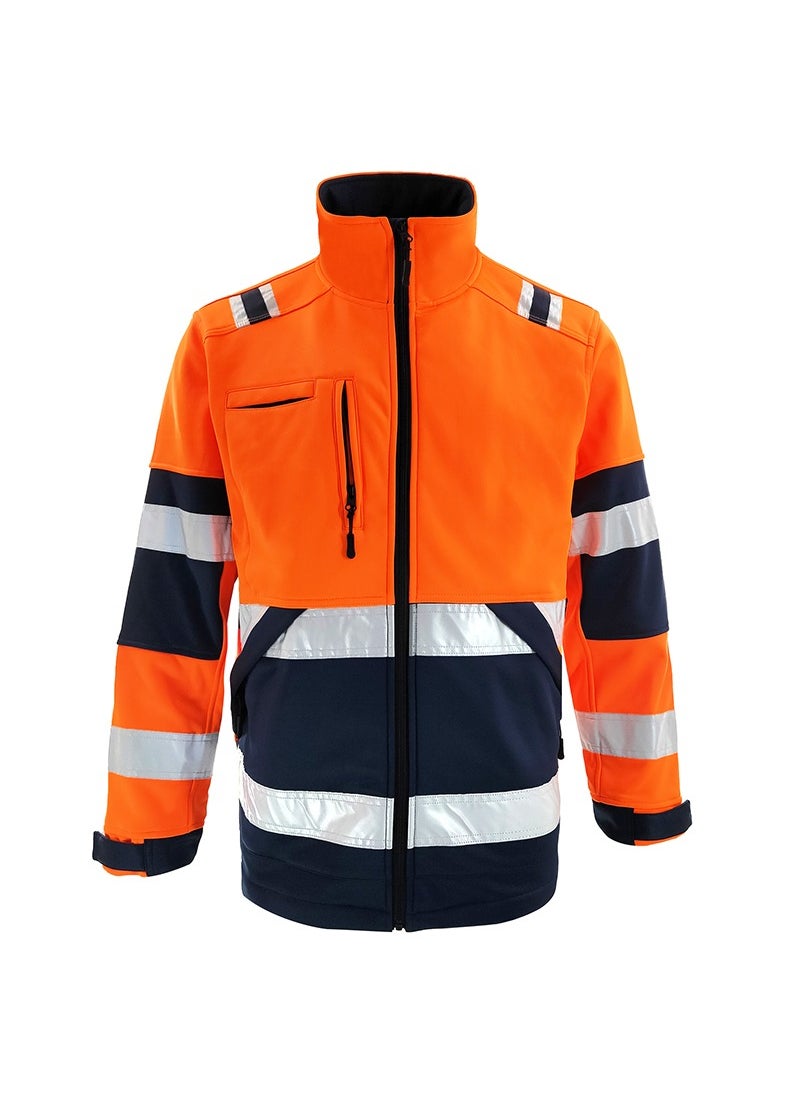 Zuolaya - Waterproof and Windproof Reflective Jacket Orange - Image 1