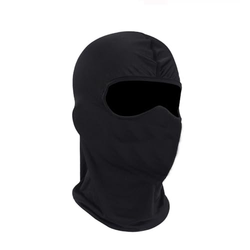 PrimeBox Full Cover Face Mask Cotton Fabric Bike Riding Washable Dust Protection Balaclava For Men Women Neck Gaiter Helmet Liner Pack of 2 Rider Accessories Black - Image 2