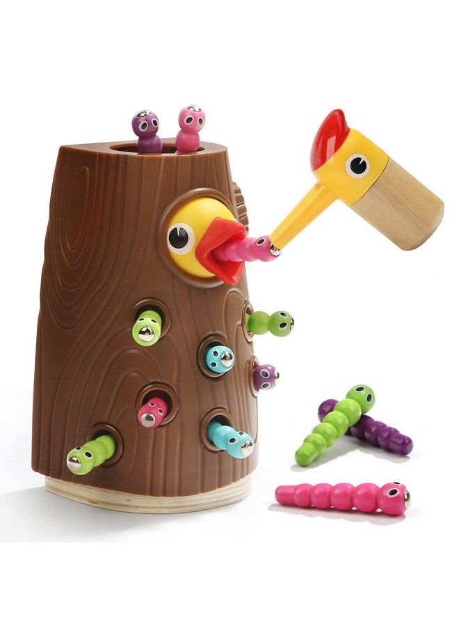 TOP BRIGHT ألعاب مونتيسوري للأطفال بعمر سنتين لعبة إطعام الطيور المغناطيسية لتنمية المهارات الحركية الدقيقة للأولاد والبنات - Image 1