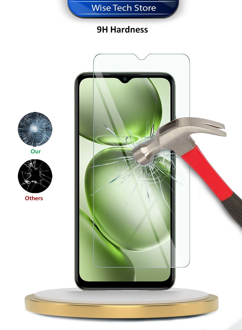 Wtech itel A100C 4G 2025 WTech Premium Series Curved Edges 9H 2.5D Tempered Glass Screen Protector (MSG9CN) - Clear - Image 4