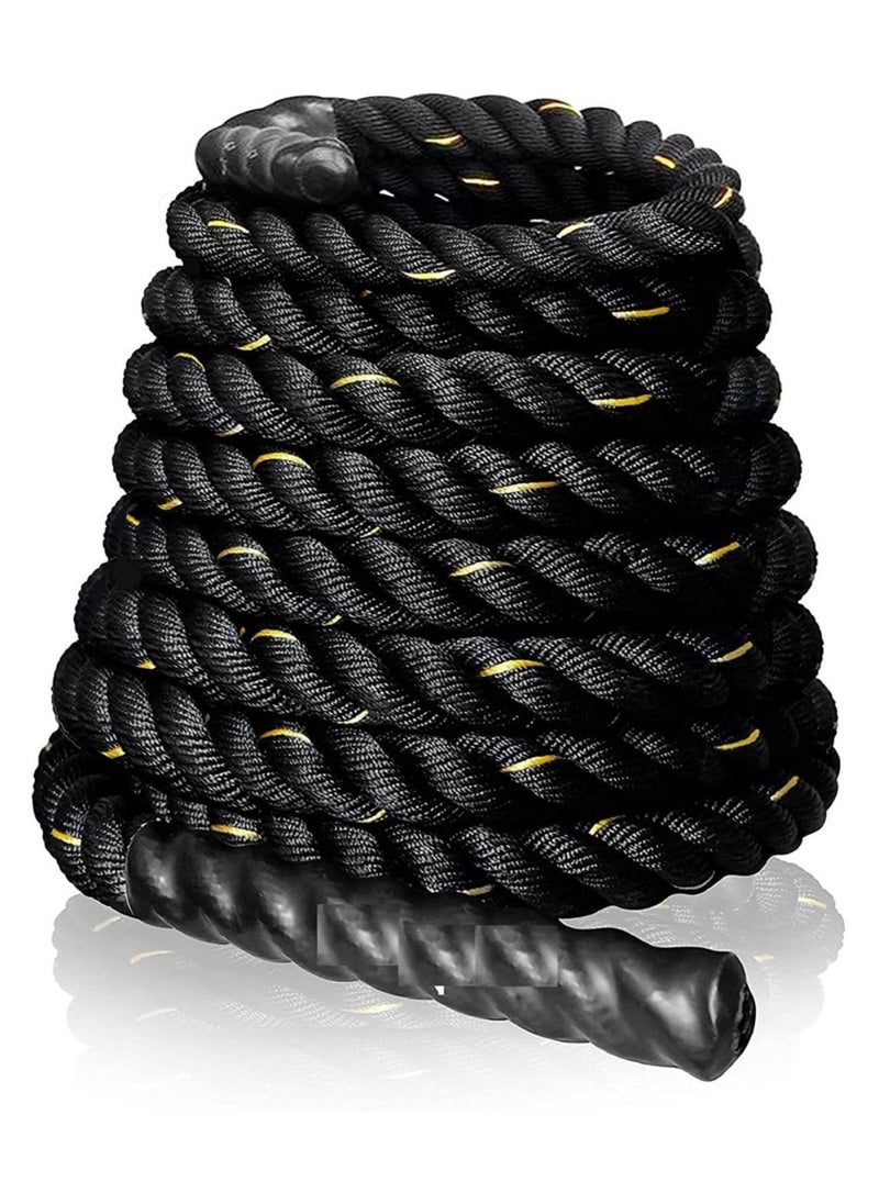 Professional Fitness Rope Climbing Rope Tug of War Rope, Workout Rope for Core Strength Training-38mmx15m