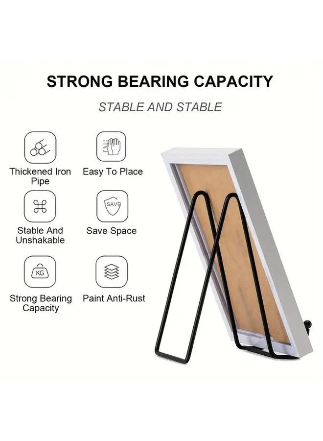 6 Inch Metal Plate Stands 5pcs Display Holder For Picture Book Platter Home Decor - Image 5