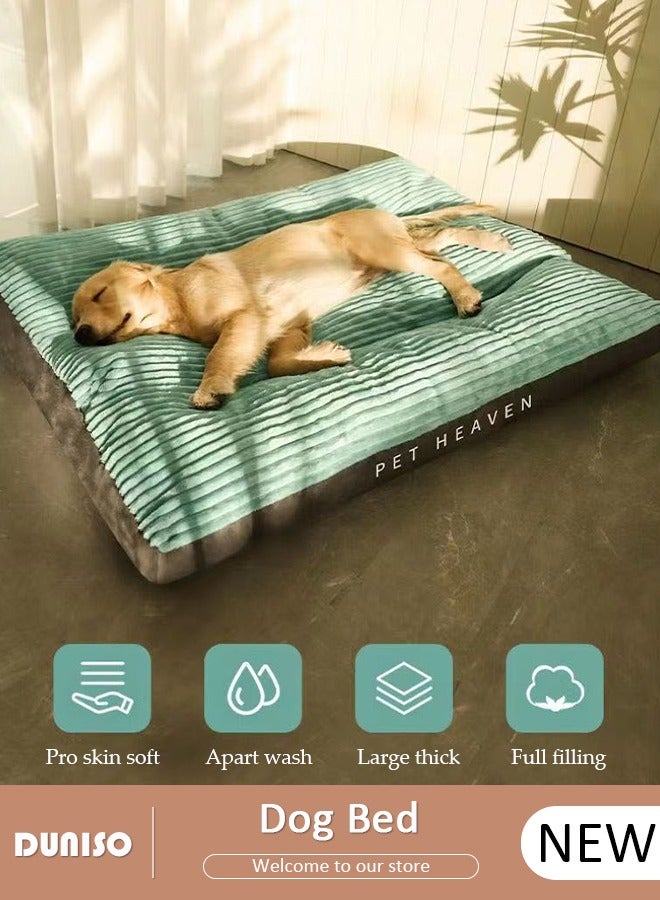 DUNISO Dog Bed, Non-Slip Pet Sofa Lounger Puppy Couch Removable Machine Washable Cover Cushion Big Cat Kennel Cot, Medium Large Adult Dogs Kitten Sleeping Mattress - Image 1