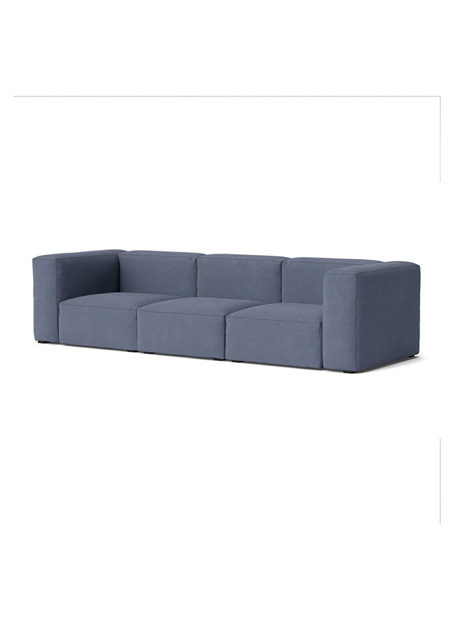 A to Z Furniture Safina Modular 3 Seater Sofa in Velvet in Grey Color Modular Sofa