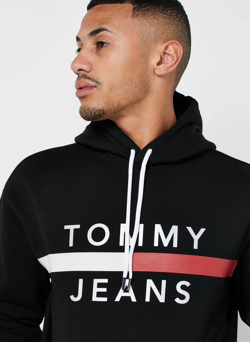 TOMMY JEANS Reflective Flag Hoodie