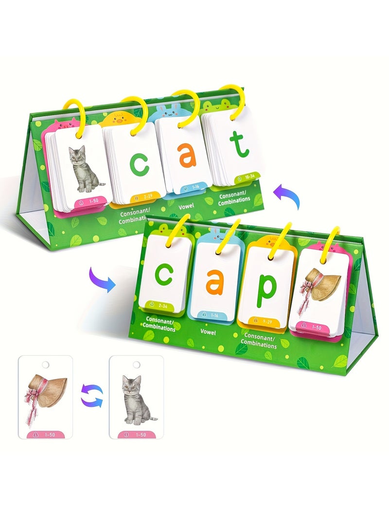 129-Piece Phonics Mastery Flashcards Kit - Fun and Interactive Learning Tool for Sight Words, CVC Words, and Phonics Concepts - Perfect Educational Resource for Teachers, Homeschoolers, and Parents - Ideal for Classroom and Home Learning  - Image 4