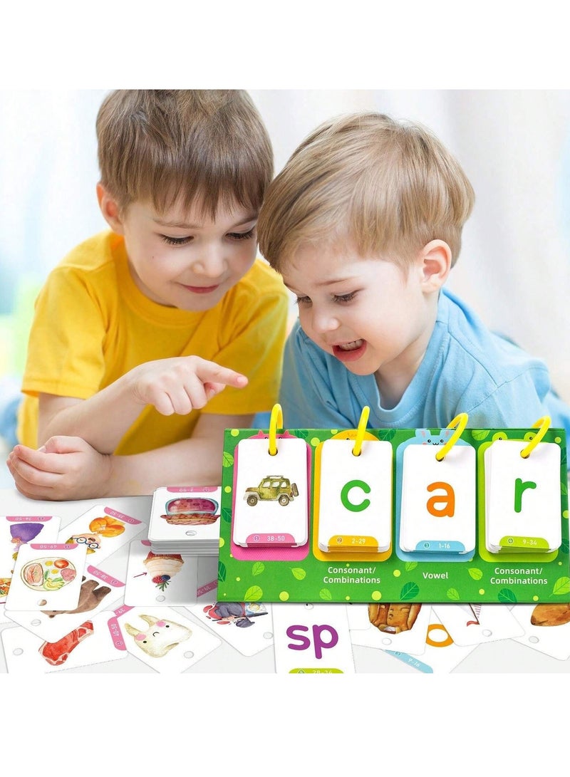 129-Piece Phonics Mastery Flashcards Kit - Fun and Interactive Learning Tool for Sight Words, CVC Words, and Phonics Concepts - Perfect Educational Resource for Teachers, Homeschoolers, and Parents - Ideal for Classroom and Home Learning  - Image 3