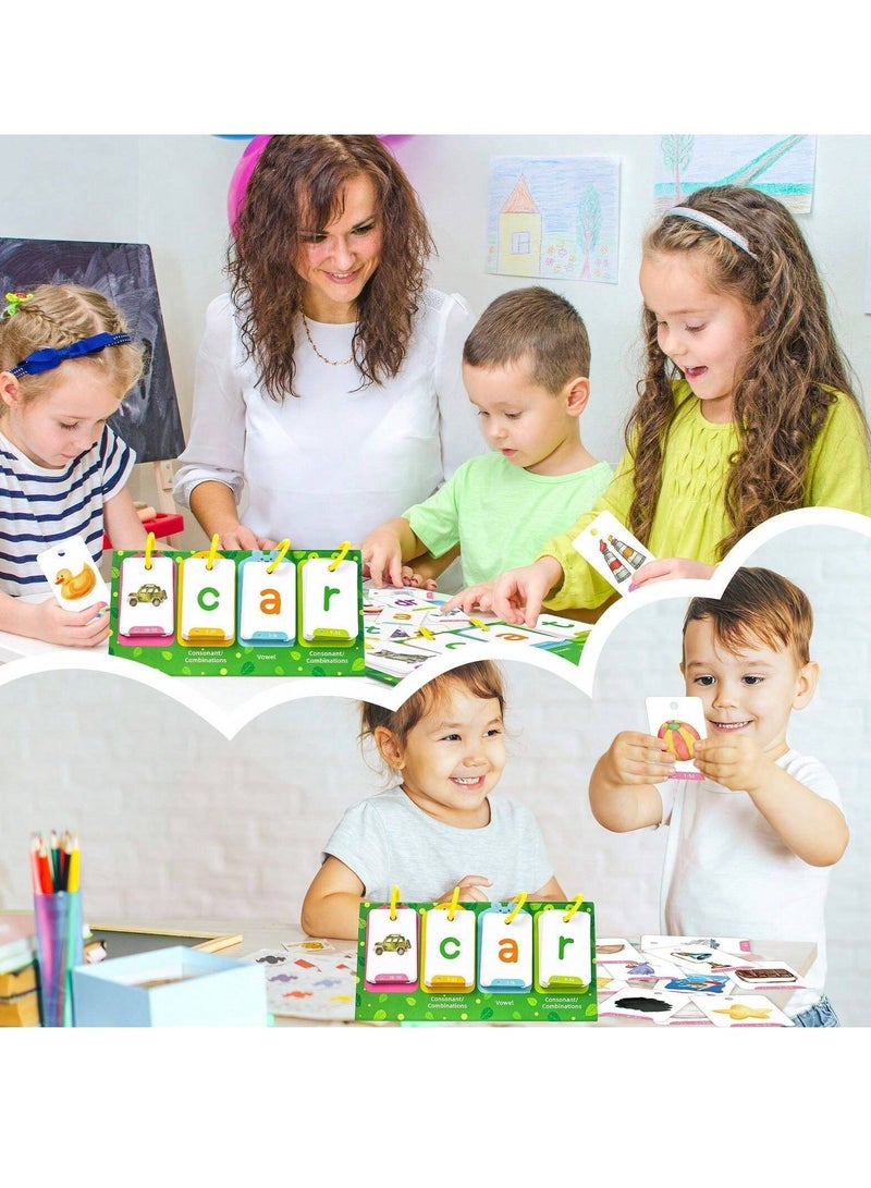 129-Piece Phonics Mastery Flashcards Kit - Fun and Interactive Learning Tool for Sight Words, CVC Words, and Phonics Concepts - Perfect Educational Resource for Teachers, Homeschoolers, and Parents - Ideal for Classroom and Home Learning  - Image 2