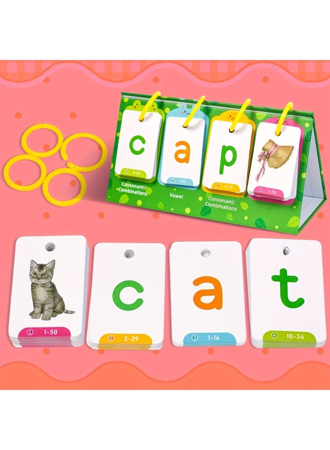 129-Piece Phonics Mastery Flashcards Kit - Fun and Interactive Learning Tool for Sight Words, CVC Words, and Phonics Concepts - Perfect Educational Resource for Teachers, Homeschoolers, and Parents - Ideal for Classroom and Home Learning  - Image 5