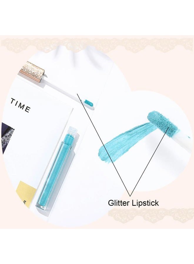 Edanta Kilshye Matte Lipstick Long Lasting Liquid Lipsticks Waterproof Cream Lip Gloss High Pigment Lipstick Non Stick Cup Lip Makeup for Women and Girls Pack of 1 A Blue 8 - Image 5