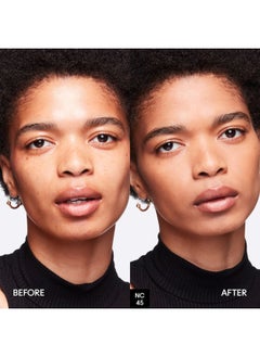 MAC Cosmetics Studio Fix Powder Plus Foundation Deep bronze with peachy undertone for dark skin NC45 15g  - Image 4