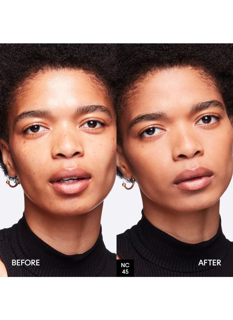 MAC Cosmetics Studio Fix Powder Plus Foundation Deep bronze with peachy undertone for dark skin NC45 15g  - Image 4