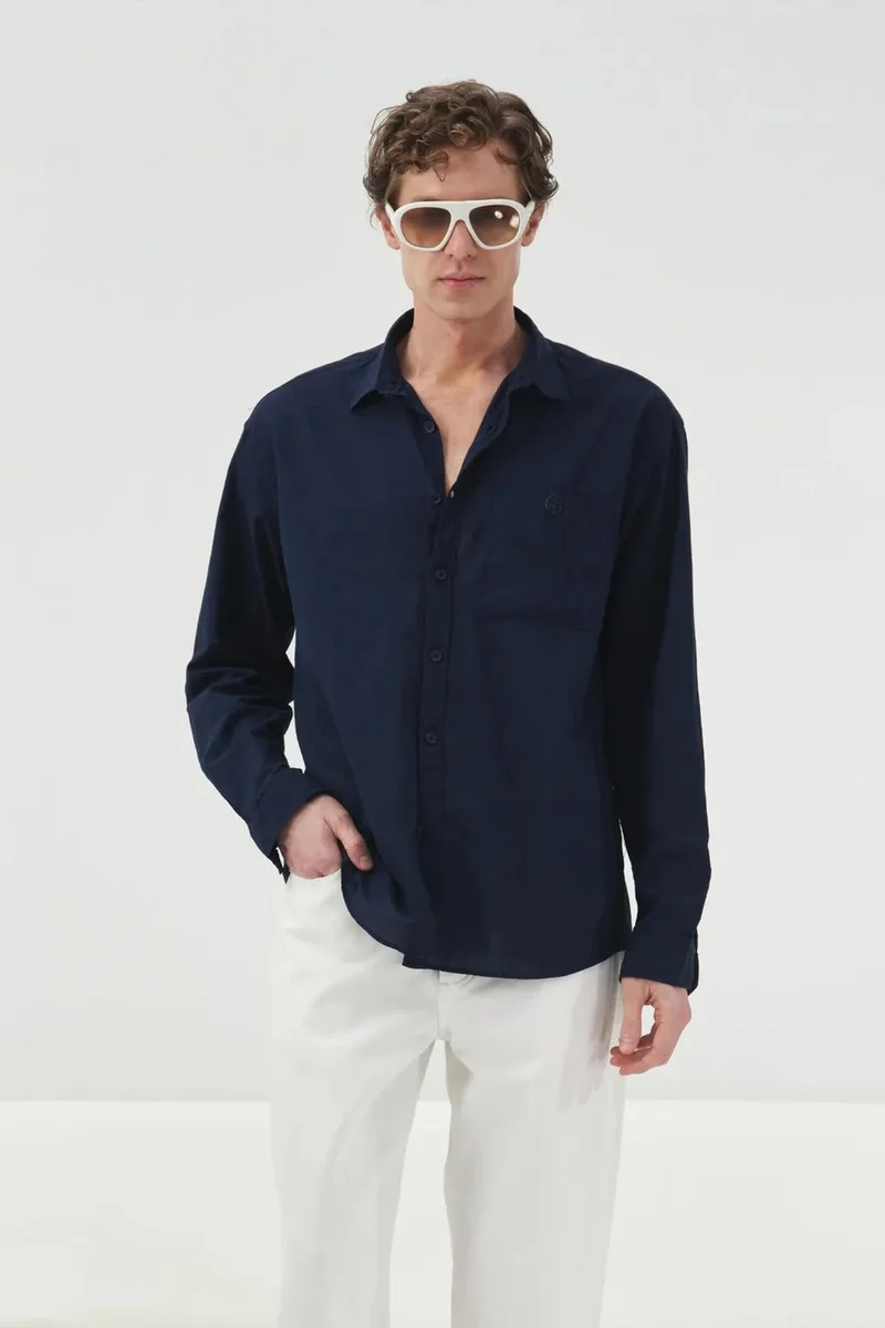 GIESTO Regular Fit Button-Up Shirt