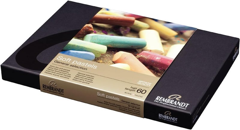 Rembrandt Extra Fine Artist Quality De Luxe Set of 60 Half Length Soft Pastels - Image 3