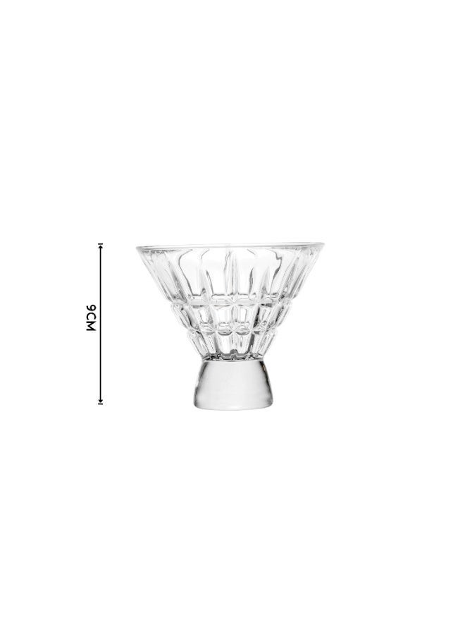 Blinkmax 12-piece clear glass serving bowl set with a luxurious crystal design for desserts, nuts, and appetizers – 9 cm tall - Image 5