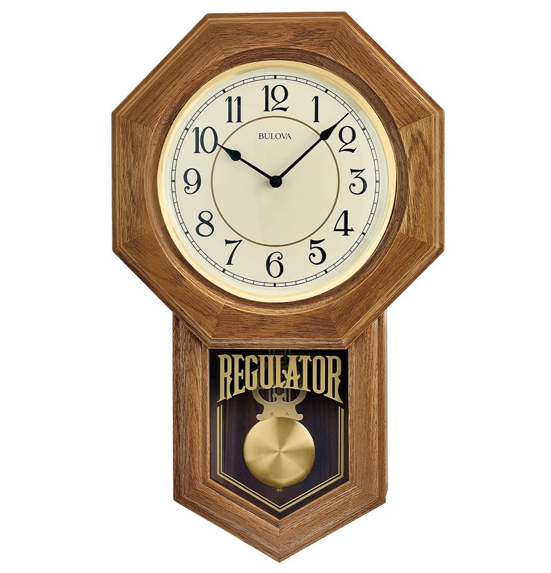Bulova Bulova Clocks Model C3545 Thomaston Golden Oak 