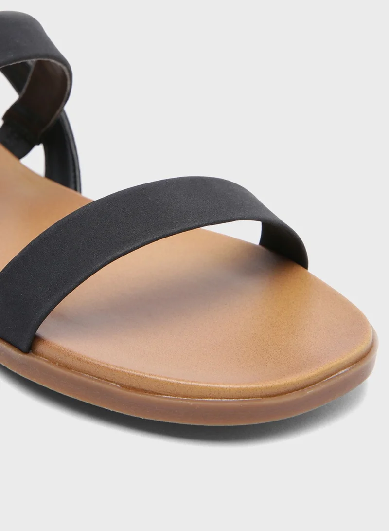 CALL IT SPRING Strappy Faux Leather Sandals