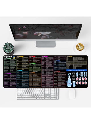 Pythong Programming Language Java Mouse Pad Shortcut Key Oversized Dirt-Resistant Desk Pad Programming Cross-Border-Color:400*900*3MM-Pattern:Python Full English Shortcut Keys 3 - pzsku/ZC724611B1B6D5F67DEA3Z/45/_/1742462331/5708e630-ebec-482f-ba5b-cf10fe3d2ccd
