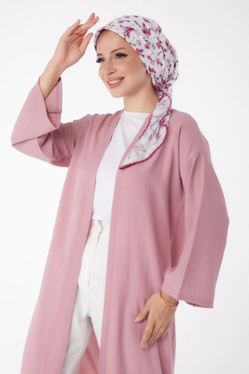 Tofisa Plain Medium Women's Pink Cardigan - 13236