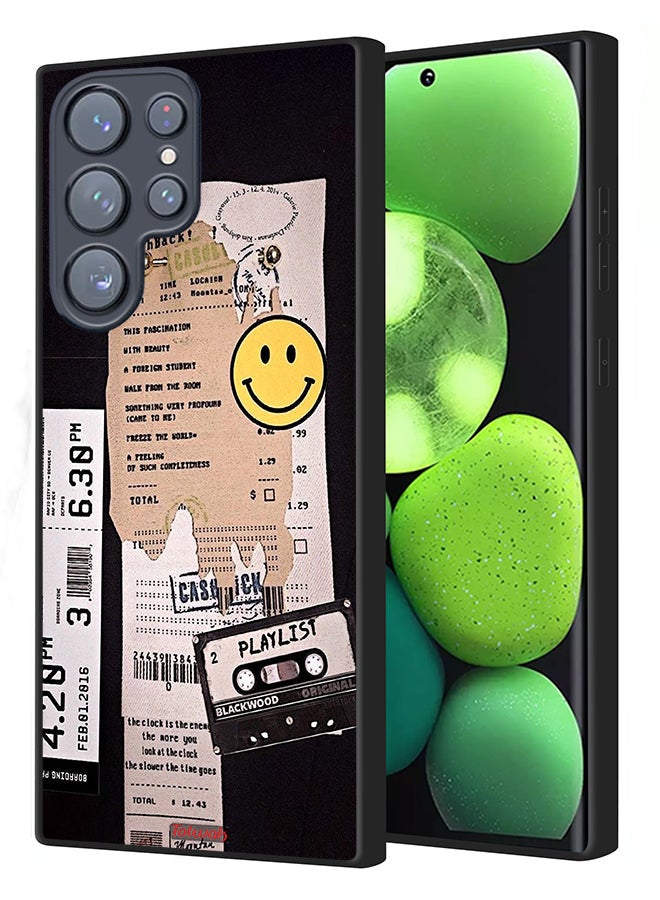 Tolwak Samsung Galaxy S23 Ultra 5G Protective Case Cover Playlist Sticker - Image 1