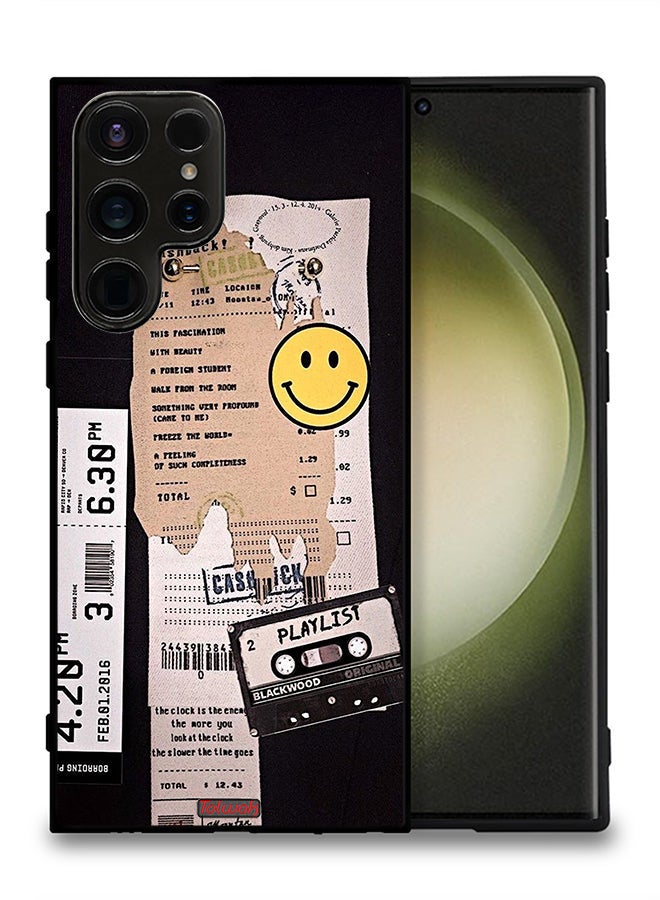 Tolwak Samsung Galaxy S23 Ultra 5G Protective Case Cover Playlist Sticker - Image 2