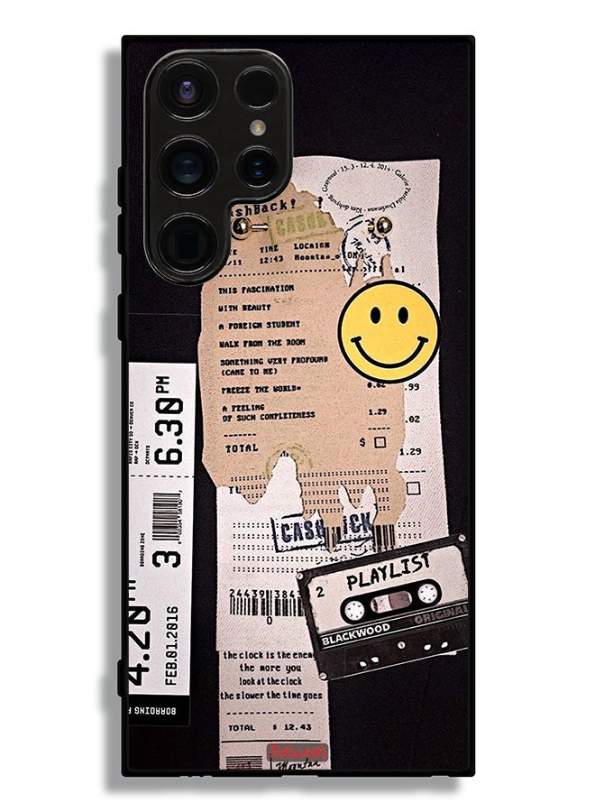 Tolwak Samsung Galaxy S23 Ultra 5G Protective Case Cover Playlist Sticker - Image 3