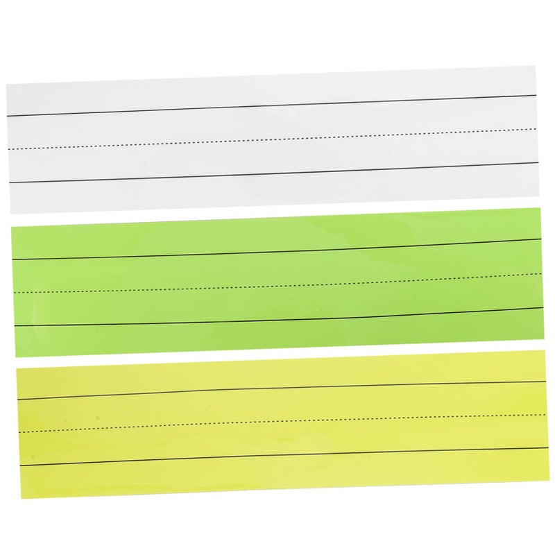 Magnetic Dry Erase Weekly Chore Chart Strips 3 Pack Assorted Color Fridge Notepads Office Memo Pad - Image 2