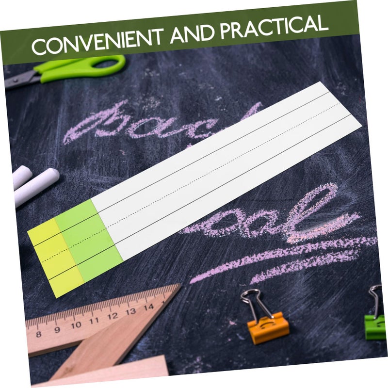 Magnetic Dry Erase Weekly Chore Chart Strips 3 Pack Assorted Color Fridge Notepads Office Memo Pad - Image 3