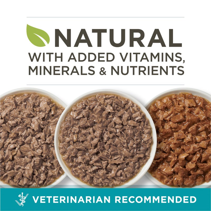 Purina ONE Natural, High Protein Cat Food Variety Pack, Turkey, Chicken and Tuna Recipes - (2 Packs of 12) 3 oz. Cans - Image 3