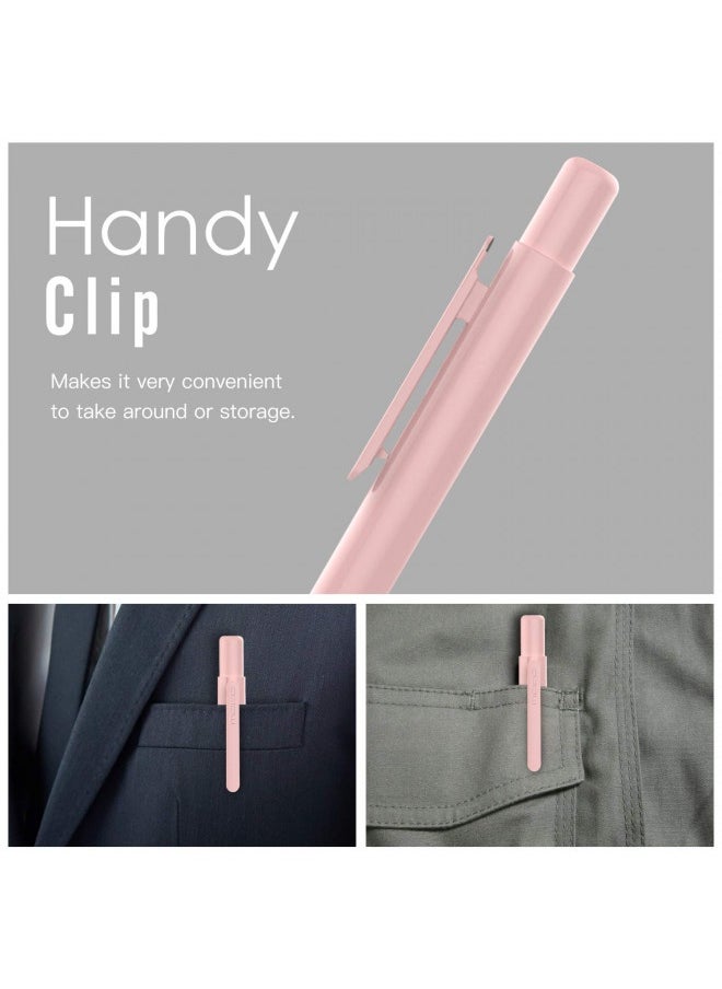 MoKo Moko Holder Case For Apple Pencil 1St Generation, Retractable Apple Pencil 1St Case Protective Ipad Pencil Sleeve Skin Cover With Sturdy Clip, Pink  - Image 5