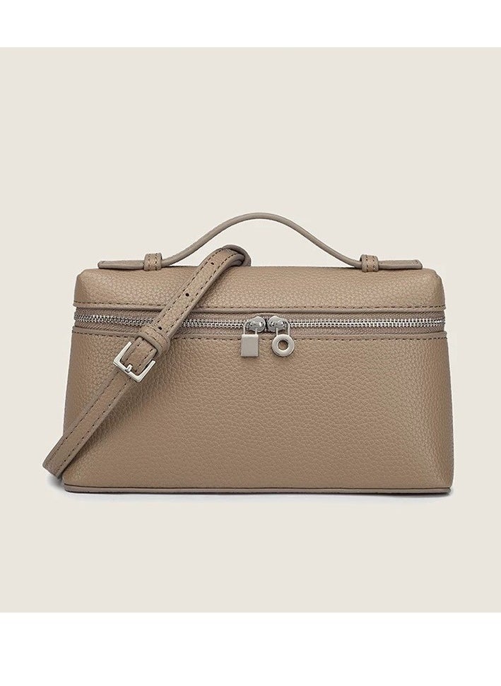 LP Loro Piana Lunch box small square bag Single shoulder handbag crossbody bag  - Image 1