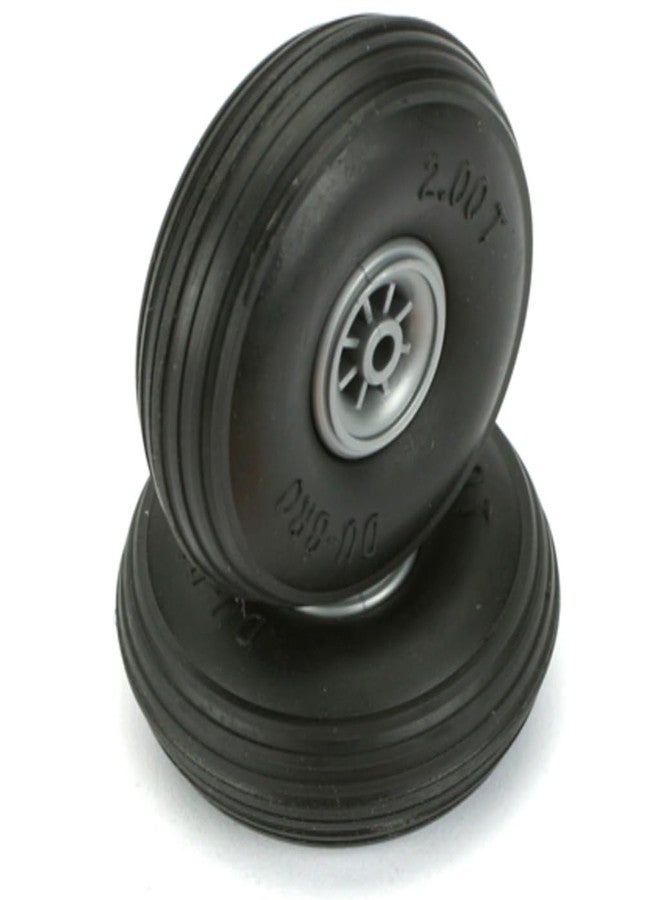 Du-Bro 200T 2" Diameter Treaded Surface Wheel (2-Pack) - Image 2