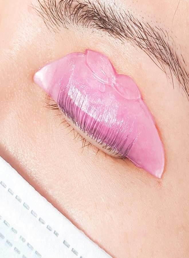PERMANIA Lash Lift Rods, Self-Adhesive Super Soft Lash Lift Pads for NO.1 Perm Soften Eyelashes (Pink Peach) - Image 1