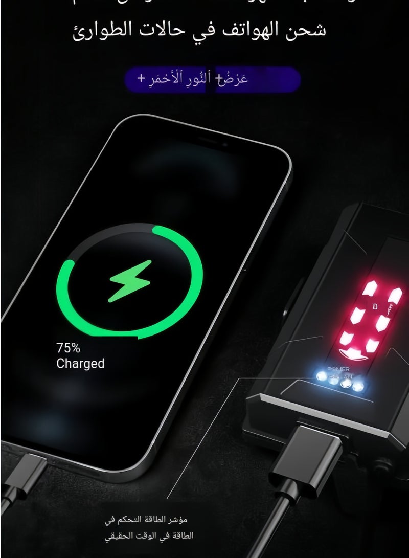 شور مصباح أمامي فائق السطوع ، مصباح رأس LED قابل لإعادة الشحن USB ، مصباح أمامي مقاوم للماء قابل للتكبير IPX4 مع 3 أوضاع وعقال قابل للتعديل للتخييم والمشي لمسافات طويلة والهواء الطلق والصيد والجري  - Image 5