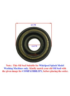 PARDZWORLD PARDZWORLD Bearing Sealing Ring or Oil Seal or Tub Support Suitable for Whirlpool Splash Model Top Loading Washing Machines OnlyMatch Buy ColorBlack  - Image 3