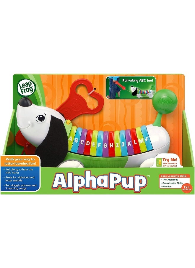 Alphapup, Walking Toy For Toddlers With Abcs And Fun Music, Interactive Puppy That Teaches Letters And Sounds, Ideal Developmental Toy For Kids Aged 12 Months And Up