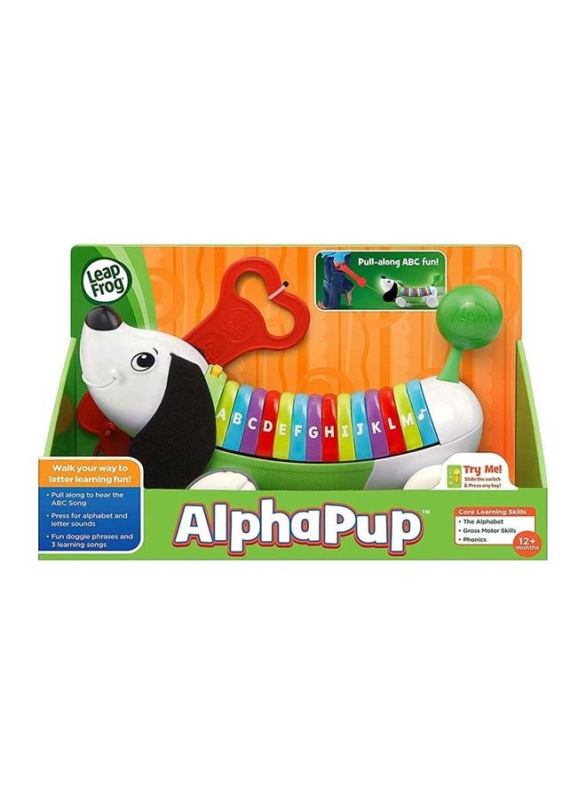 LeapFrog - Leapfrog Wooden Alphapup Green, Wooden Toddler Toys for 1 2 3 Years Old Boys Girls, Number Counting Toys First Birthday Gifts for 1-2 Years, Preschool Educational Fine Motor Skills Toy - Image 1